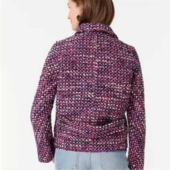 NWT J. Crew Lady Jacket in Italian Tweed Sz Medium - Picture 3 of 11